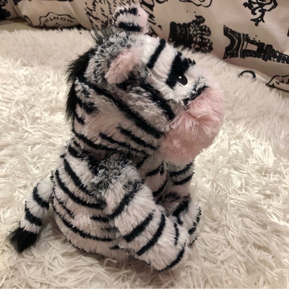 Warmies Zebra Plush weighted calming microwaveable Stuffed Animal os - Picture 4 of 8